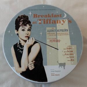 Audrey Hepburn in Breakfast at Tiffany's Collectible Tin